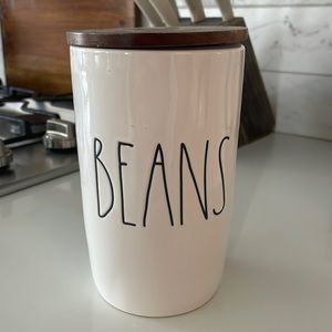 Rae Dunn Beans canister
